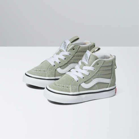 Vans Toddler Sk8-hi Zip Shoe (desert Sage)