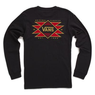 Vans Boys Riviera Long Sleeve T-shirt (black)