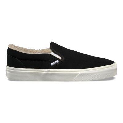 Vans Suede Fleece Slip-on (black/true White)