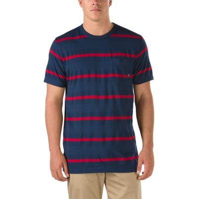 Vans Chadron T-shirt (dress Blues/chili Pepper)