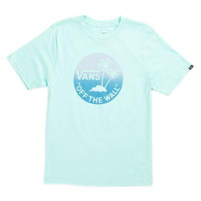 Vans Boys Dual Palm Gradient T-shirt (mint)