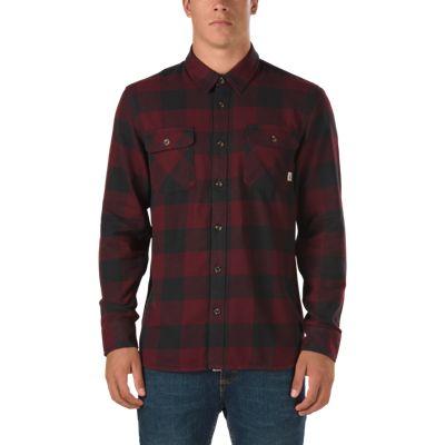 Vans Hixon Flannel Shirt (port/black)
