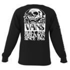 Vans Oblivion Skull Long Sleeve T-shirt (black)