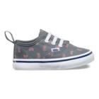 Vans Toddlers Mlb Authentic V Elastic Lace (boston/red Sox/gray)