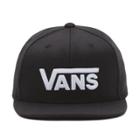 Vans Boys Drop V Snapback Hat (black White)