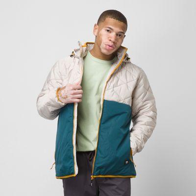 Vans Mt. Vans Mte-1 Colorblocked Jacket (oatmeal-deep Teal)
