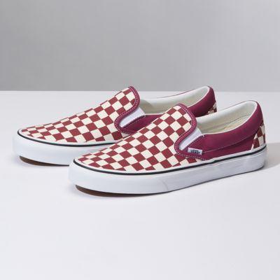 Vans Checkerboard Slip-on (dry Rose True White)