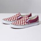 Vans Checkerboard Slip-on (dry Rose True White)