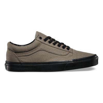 Vans Mens Shoes Skate Shoes Mens Shoes Mens Sandals Black Sole Old Skool (brindle)