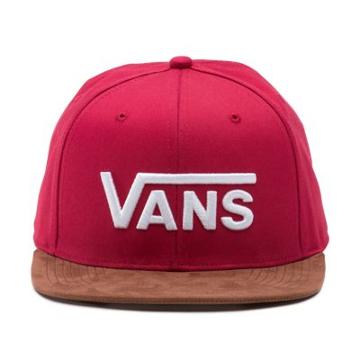 Vans Batters Box Snapback Hat (red)