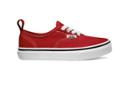 Vans Kids Authentic Elastic Lace (racing Red/true White)