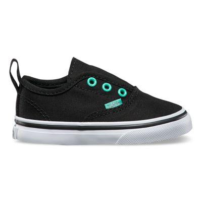 Vans Toddlers Glitter Eyelets Authentic V (black/true White) Kids Shoes
