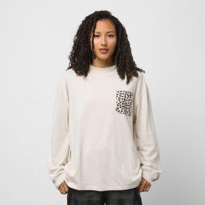 Vans Animal Mix Bloussant Long Sleeve Tee (oatmeal)