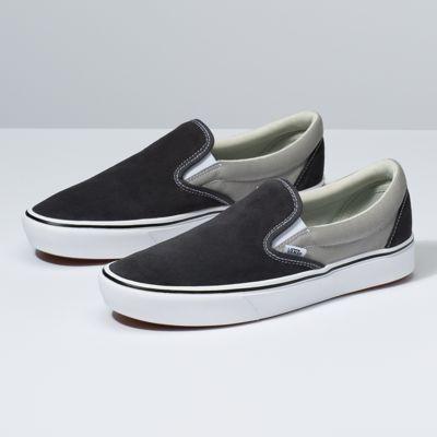 Vans Comfycush Suede & Canvas Slip-on (asphalt/drizzle)