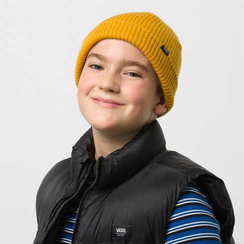 Vans Kids Core Basics Beanie (golden Yellow)