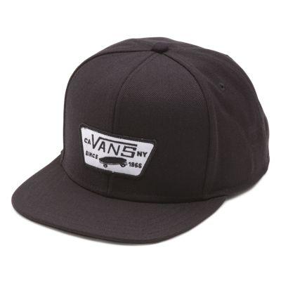 Vans Boys Full Patch Snapback (true Black) Hats