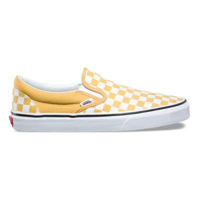 Vans Checkerboard Slip-on (ochre/true White)