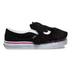 Vans Kids Party Fur Slip-on Friend (black True White)