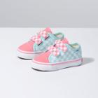 Vans Toddler Checkerboard Style 23 V (blue Tint/strawberry Pink)