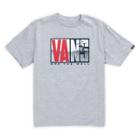 Vans Boys Split Screen T-shirt (athletic Heather)
