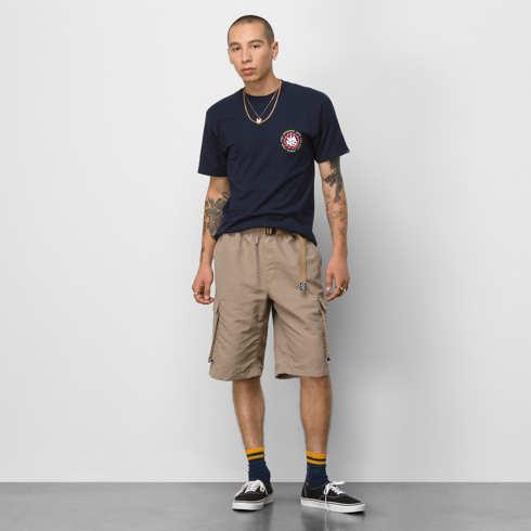 Vans Grove Loose Nylon Cargo 23 Short (desert Taupe)