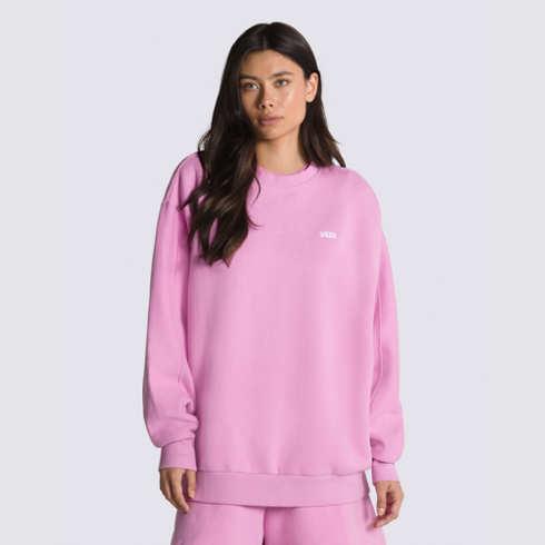 Vans Comfycush Oversized Fleece Pullover Crew (cyclamen)