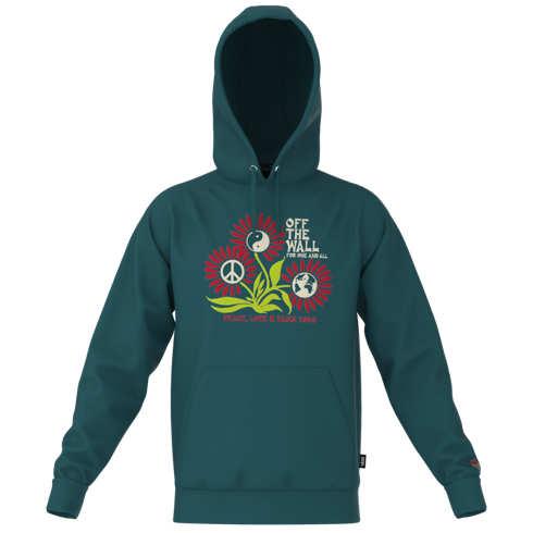 Vans In Our Hands Pullover Hoodie (deep Teal)