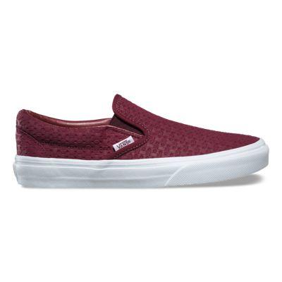 Vans Suede Embossed Weave Slip-on (port Royale/true White)