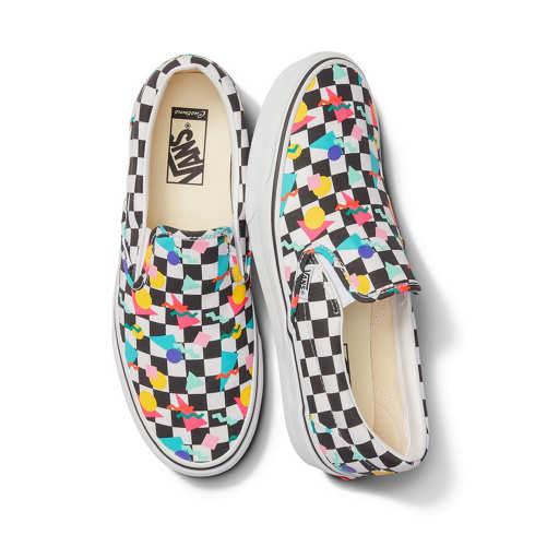 Vans Customs Geometric Checkerboard Slip-on (customs)