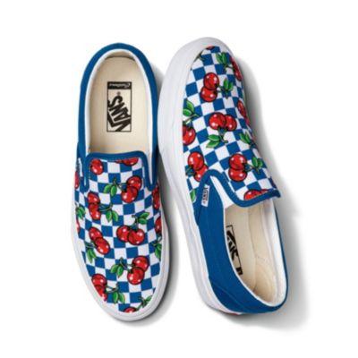 Vans Customs Cherries Checkerboard Creator Slip-on (customs)