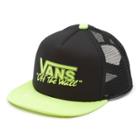 Vans Boys Bmx Off The Wall Trucker Hat (sharp Green/black)