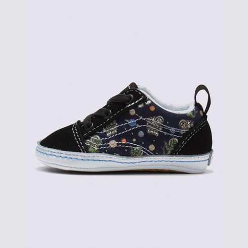 Vans Infant Cosmic Zoo Old Skool Crib (black/blue)