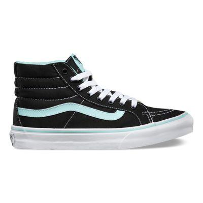 Vans Shoes Pop Sk8-hi Slim (black/blue Tint)