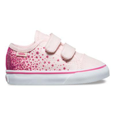 Vans Toddler Glitter Star Style 23 V (heavenly Pink True White)