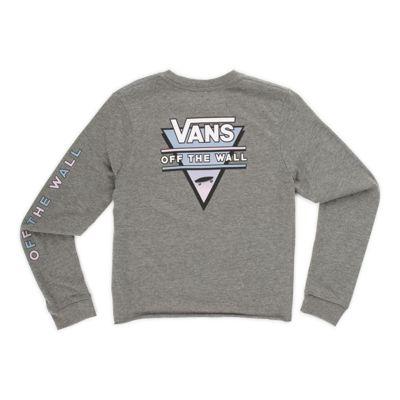 Vans Girls Tri Cord Tee (grey Heather)