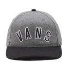 Vans Dugout Baseball Hat (grey Heather-black)