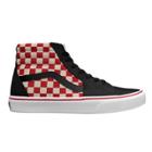 Vans Womens Customs Sk8-hi (black & Red Check)