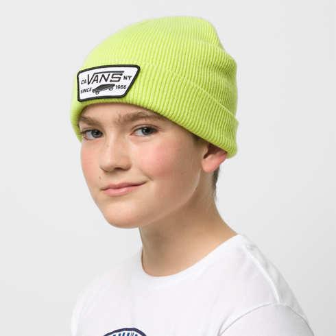 Vans Kids Milford Beanie (lime Punch)