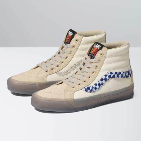 Vans X Rokit Sk8-hi 38 Dx Ws Shoe (translucent Pebble)
