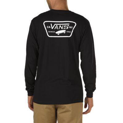 Vans Full Patch Back Long Sleeve T-shirt (black-white)