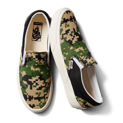 Vans Customs Pixel Camo Slip-on (customs)