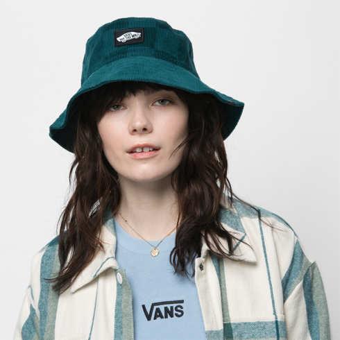 Vans Corduroy Bucket Hat (deep Teal)