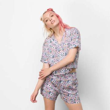Vans Retro Floral Buttondown Top (retro Floral)