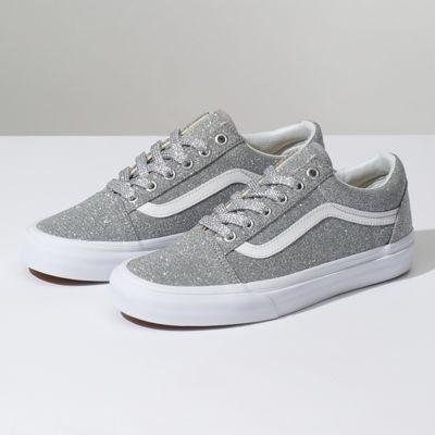 Vans Lurex Glitter Old Skool (silver True White)