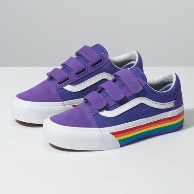 Vans Rainbow Old Skool V Platform (liberty/true White)