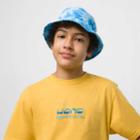 Vans Kids Undertone Bucket Hat (aquatic/tie Dye)