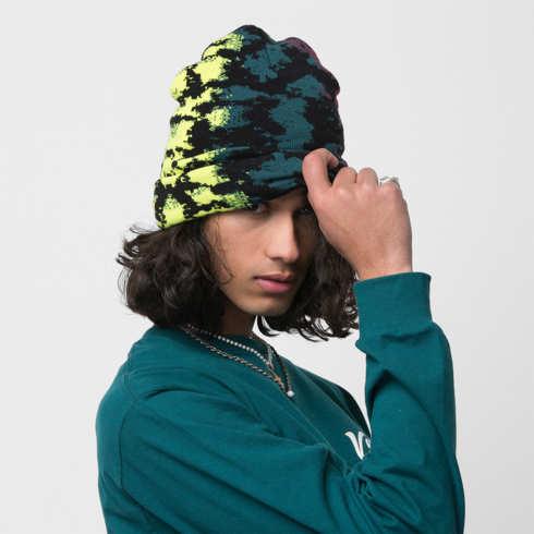 Vans Parkview Cuff Beanie (black/purple Potion/lime Punch)