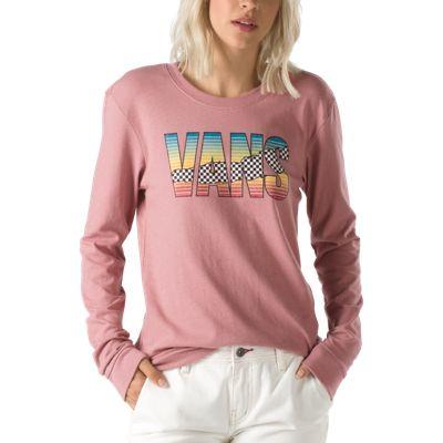 Vans Torn Free Long Sleeve Tee (nostalgia Rose)