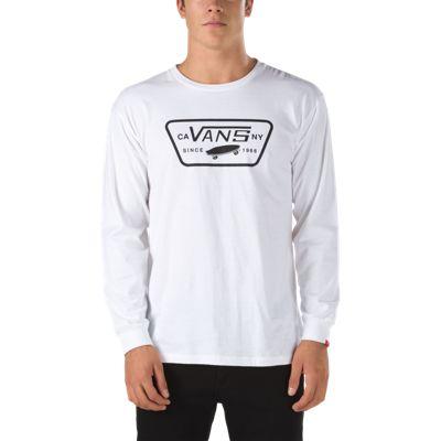 Vans Full Patch Long Sleeve T-shirt (white)