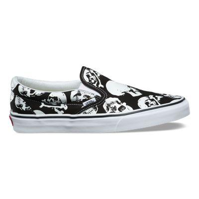 Vans Skulls Slip-on (black True White)
